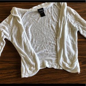 Vanity, elbow length short cardigan